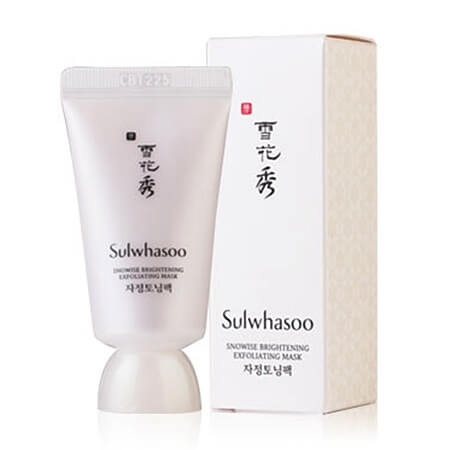 Sulwhasoo,Sulwhasoo Snowise Brightening Exfoliating mask 15ml,มาส์กหน้า, มาส์กหน้าขาว ,มาส์กหน้าเกาหลี ,มาส์กหน้า รีวิว ,sulwhasoo มาส์ก ,มาส์ก sulwhasoo ราคา, มาส์กsulwhasoo รีวิว